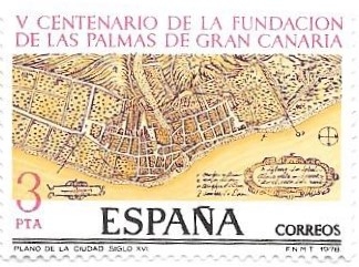 V cent. fundación de las Palmas