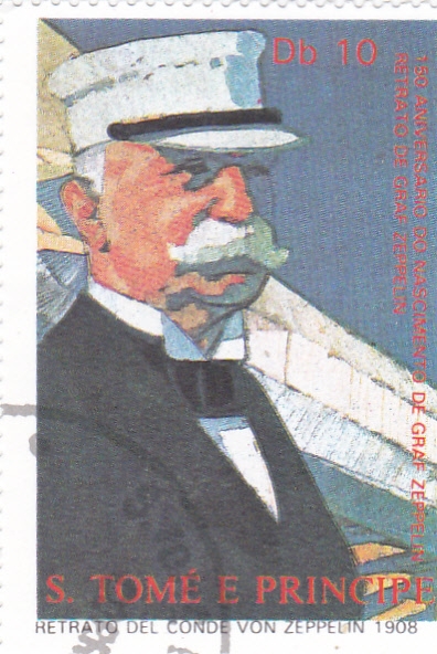 RETRATO DEL CONDE VON ZEPPELIN 