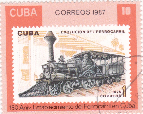 150 anivers. establecimiento ferrocarril en Cuba