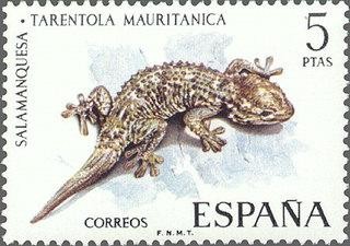 2194 - Fauna hispánica - Salamanquesa