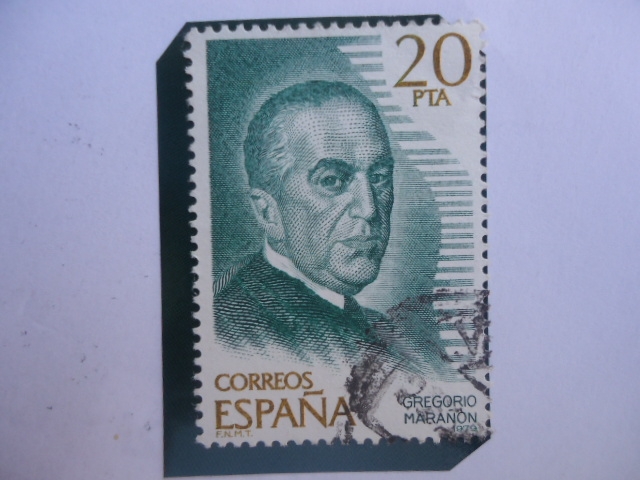 Ed:2515 -Gregorio Marañon y Posadilla (1887-1960)-Serie:Personajes Famosos- Médico Endocrinólogo y E