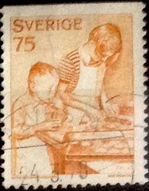 Scott#1227 , intercambio 0,20 usd , 75 öre , 1977