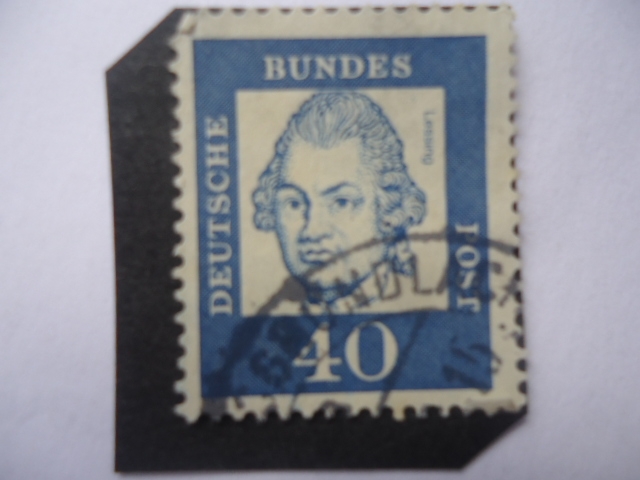 Alemania,Berlín - Gotthold Ephraim Lessing (1729-1781)- Serie: Alemanes Distinguidos.