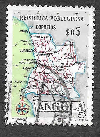 386 - Mapa de Angola