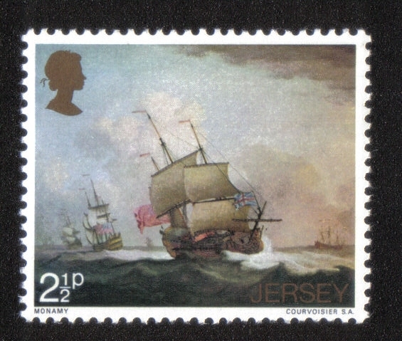 Pinturas, 'Flota inglesa en el canal' (P. Monamy)
