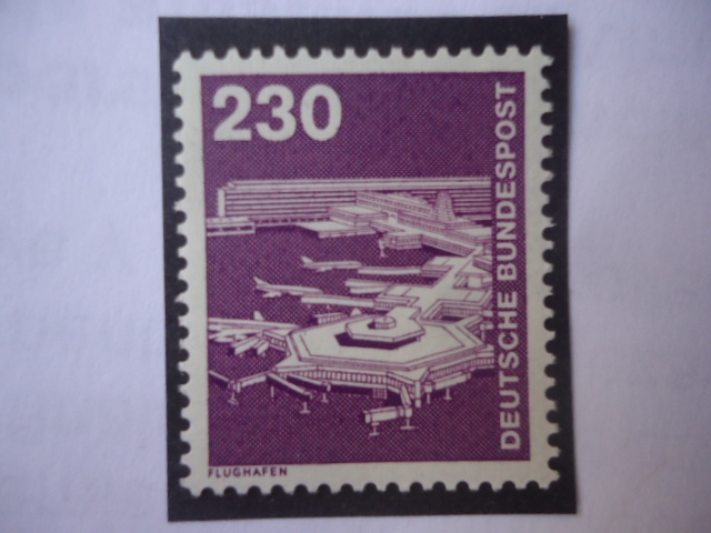 Alemania, berlín - Aeropuerto Frankfurt - Correo Federal Alemán.