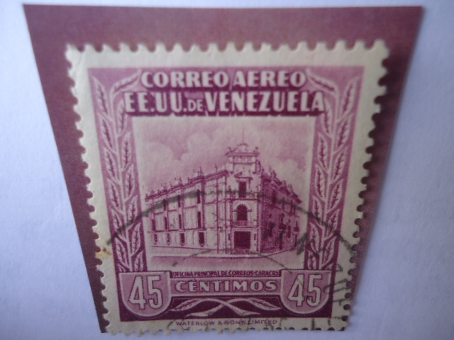 E.E.U.U. de Venezuela - Oficina Principal Correos de Caracas 1953