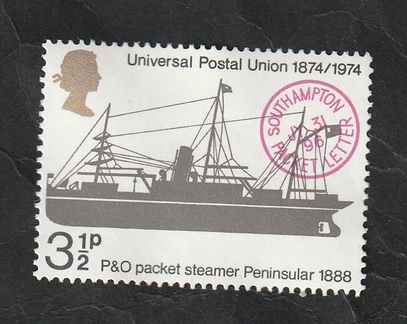 725 - Centº del U.P.U., Correo marítimo