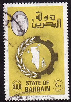Mapa de Bahrein