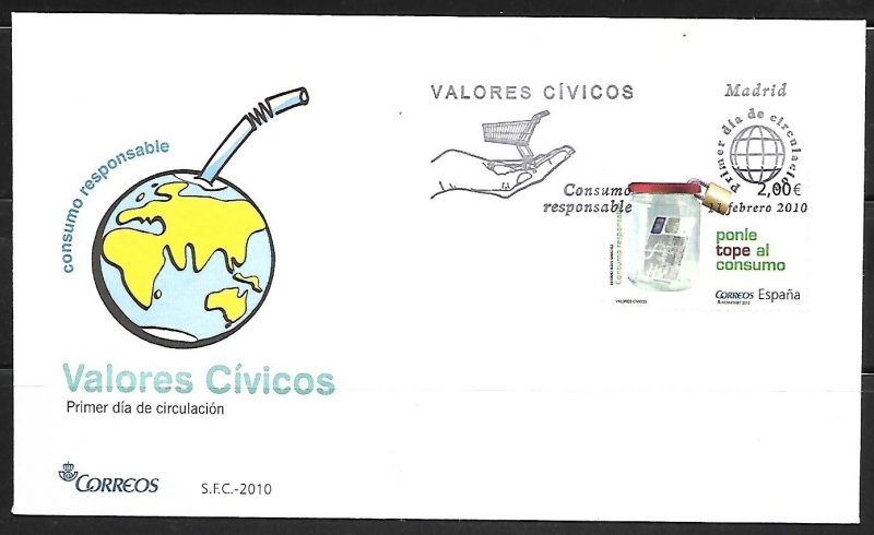 Sobre primer dia - Valores Cívicos ponle tope al consumo 