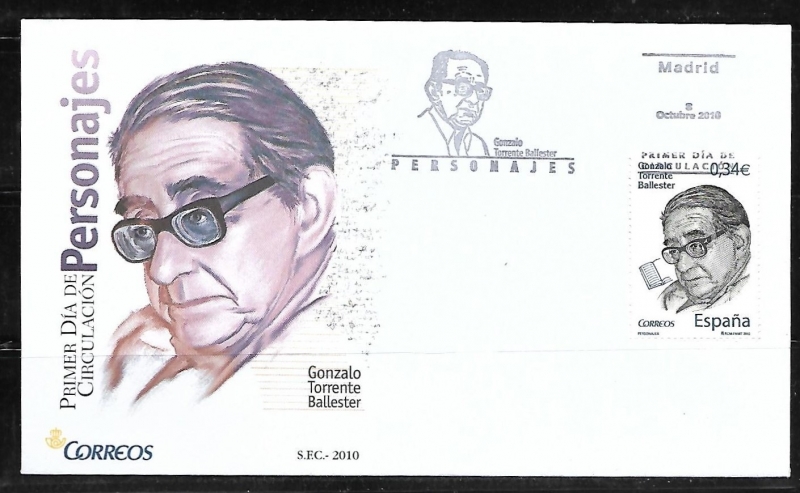 Sobre primer día - Personajes Gonzalo Torrente Ballester