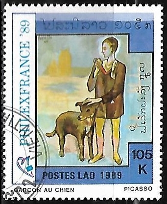 Perro con niño - Pablo Picasso
