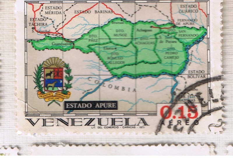 Mapa del Estado Apure