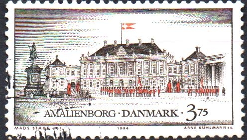 CASTILLO  DE  AMALIENBORG  EN  DINAMARCA