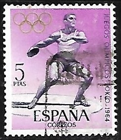 Juegos Olimpicos -Tokio 1964 - Lanzamiento de Disco
