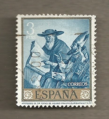 Apoteosis Santo Tomás de Aquino de Zurbarán