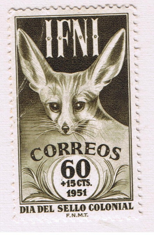 Ifni Dia del sello Colonial 1951
