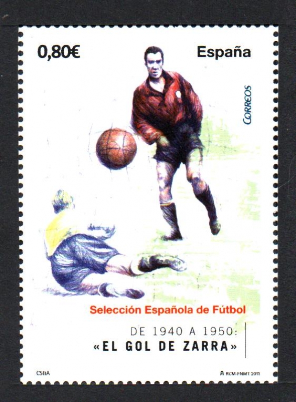 SELECCIÓN  ESPAÑOLA  DE  FÚTBOL.  GOL  DE  