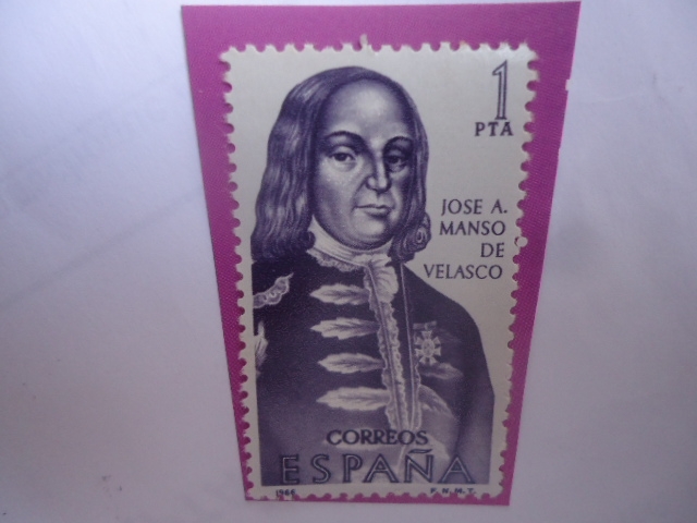 Ed:1752 - José A. Manso de Velasco (1588-1767) - Serie:Exploradores y Colonizadores de América.