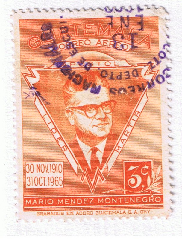 Mario Mendez Montenegro 30 Nov. 1910 - 31 Oct. 1965