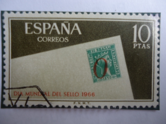 Ed: 1725 - Día Mundial del Selloo - Sello dentro de otro Sello.