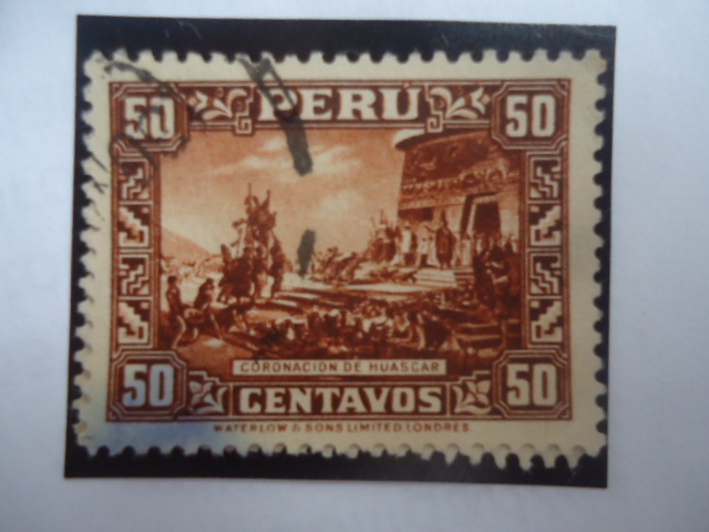Coronación de Huascar (Penúltimo monarca Inca) (1491-1533)