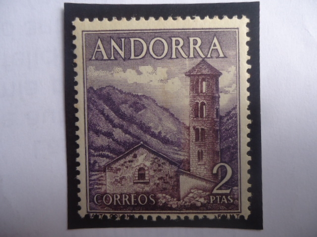 Ed: AD-ES 63 - Iglesia Santa Coloma . La Iglesia Parroquial de Santa Coloma
