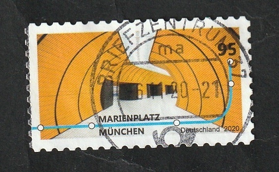 Estación del Metro de MarienPlatz en Munich