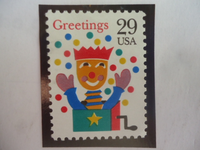 Greeting - Jack in the Box - Chistma 1993 - Saludos_ Jack en la Caja - Navidad 1993.