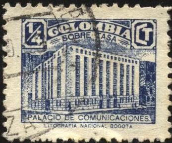 Sobre Tasa. Palacio de Comunicaciones.