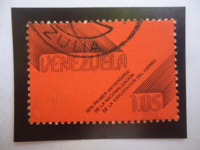 Primer Aniversario de la Nacionalización de la Explotación del Hierro