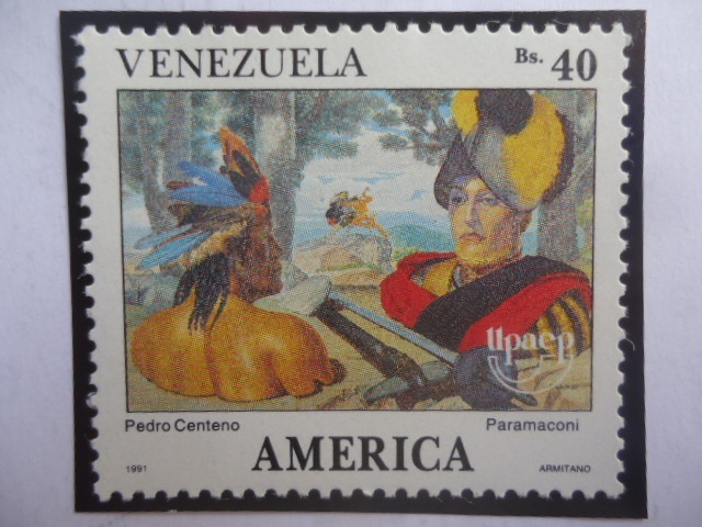  Upaep - Améria-Descubrimiento - Pedro Centeno y el Gran Cacique Paramaconi 