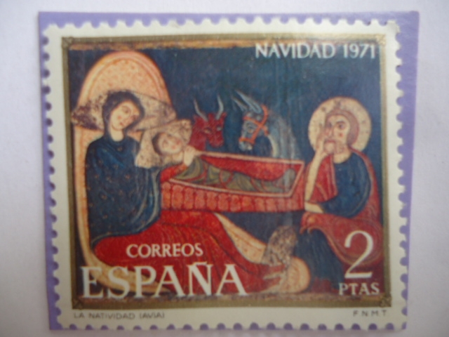 Ed:2061 - Navidad 1971 - Oleo: 