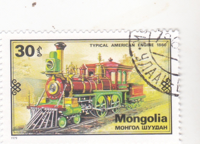 tren típico americano ingeniería 1860