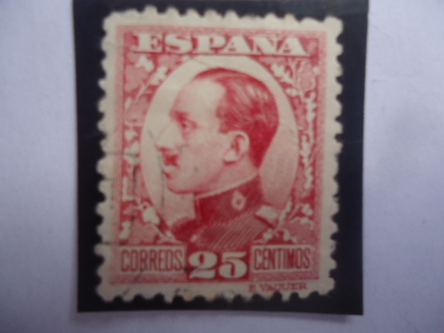 Ed:ES 495 -King Alfonso XIII - (Retrato de Perfil Izq.) - Serie:King Alfonso XIII (1930)