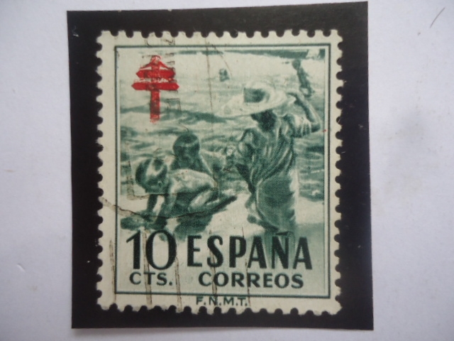 Ed:ES1104 - Liga Nacional Antituberculosa-Cruz de Lorena - Fundación Antituberculosa (1951) - Niños 