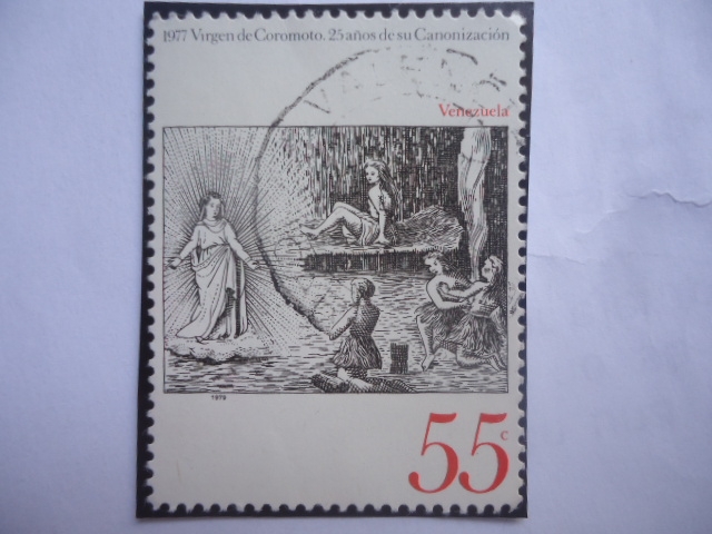 1977-Virgen de Coromoto-25 Años de su Coronación - Apareción de la Virgen de Coromoto (1654)
