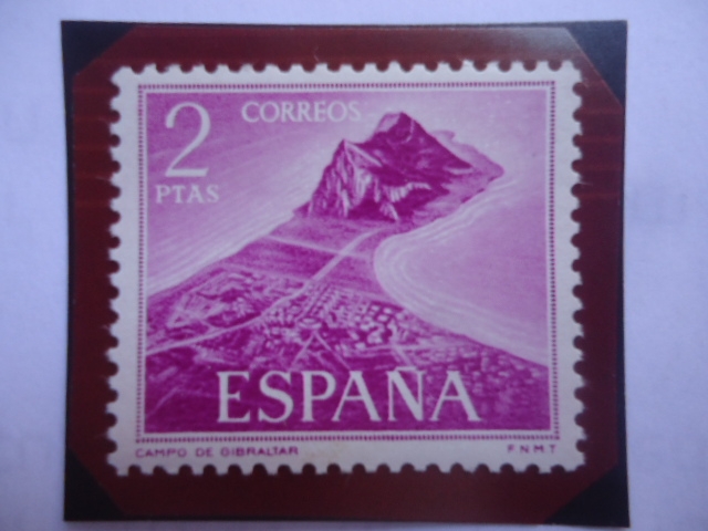 Ed:Es 1934 - Campo de Gibraltar - Vista Aérea de Gibraltar .