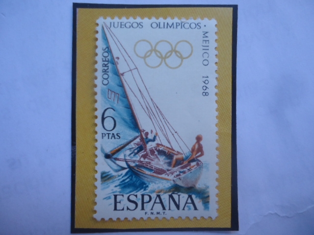 Ed:Es 1888- Juegos Olímpico- Mexico 1968 - Navegación - Juegos Olímpicos de Verano.