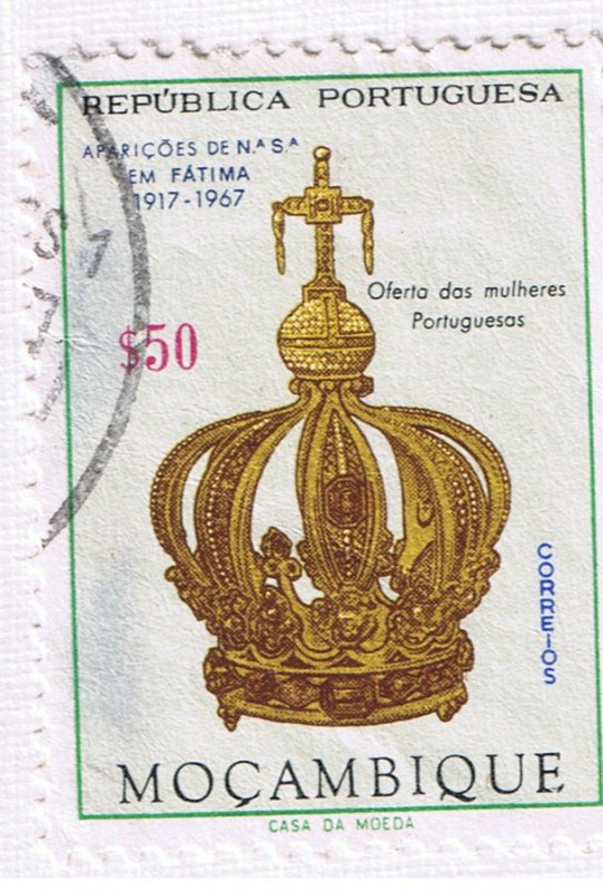 Mozambique  Aparicioes de Ntra. Sra. en Fátima 1917 1967