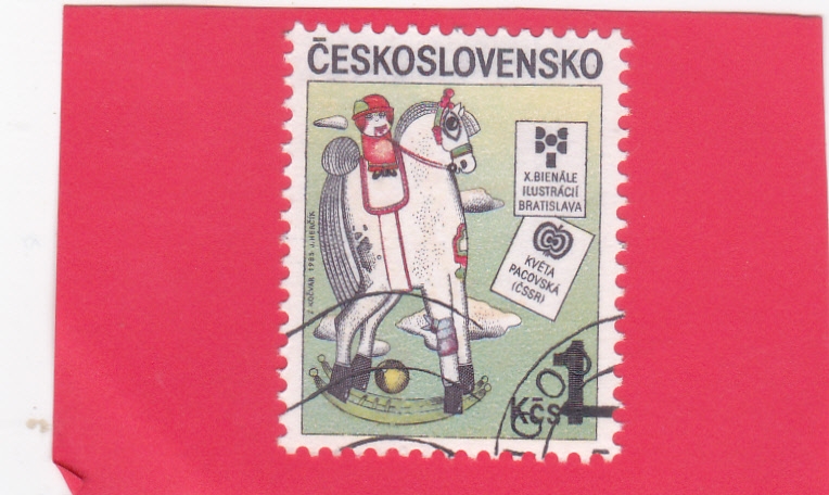  Caballo mecedor, de Kveta Pacovska (CSSR)año internacional del niño