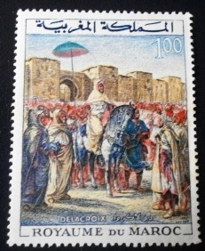 Pintura de Delacroix. Coronación 