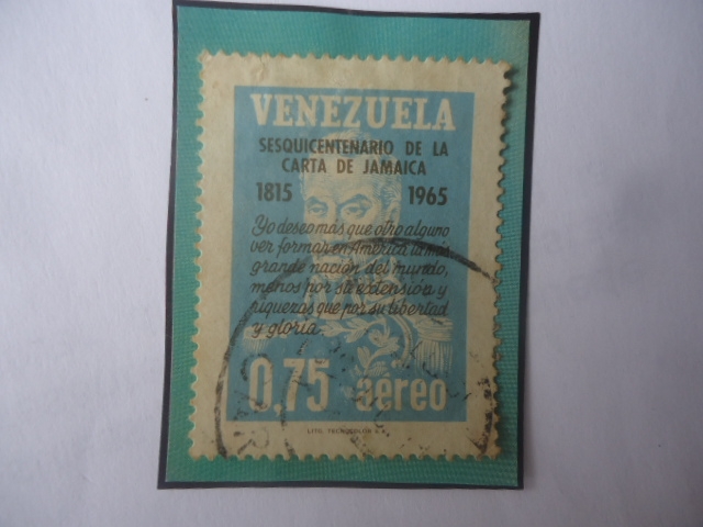 Sesquicentenariode la Carta de Jamaica (1815-1965)