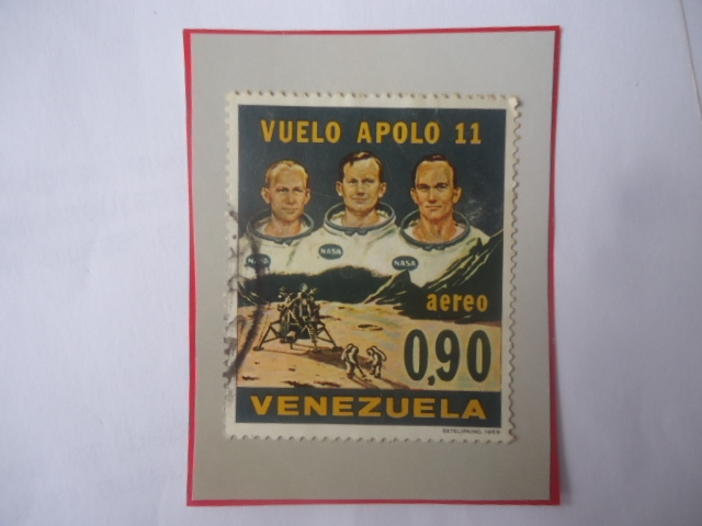 Vuelo Apolo 11 (1969)-Neil Armstrong- Michael Collins- Buzz Aldrin