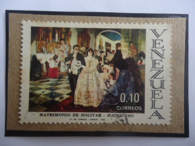 Matrimonio de Bolívar - Madrid 1802 - Serie Bolívar en Madrid.