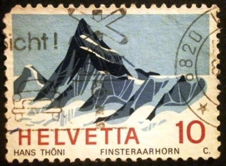 Finsteraarhorn mountain (Alpes Suizos)
