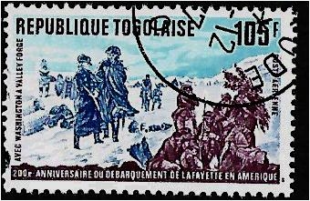 Marquis de Lafayette, Lafayette y Washington en Valley Forge