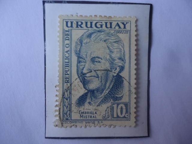 Gabriela Mistral (1889-1957)- Seudónimo de Lucila Godoy Alcayaga - Premio Novel de Literatura(1945)