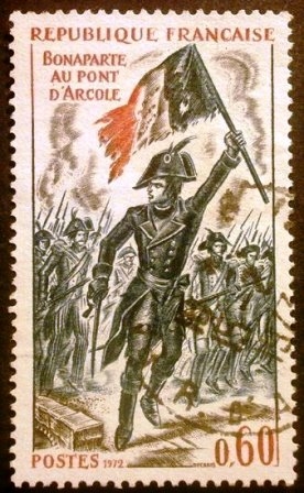 Historia. Bonaparte en el puente de Arcole 