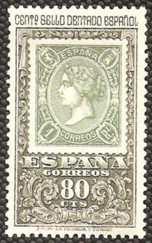centenario del primer sello dentado